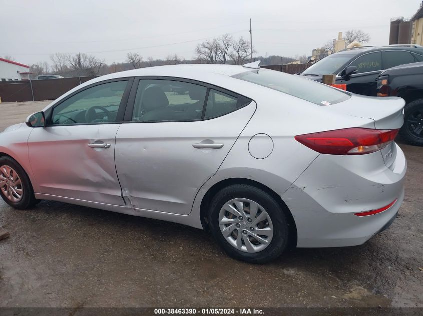 KMHD74LF6HU087195 2017 Hyundai Elantra Se