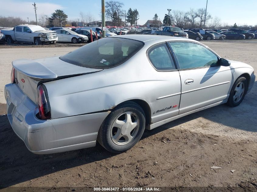 2002 Chevrolet Monte Carlo Ss VIN: 2G1WX15K029310043 Lot: 38463477