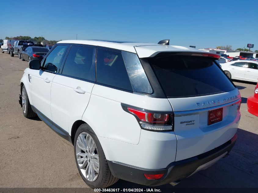 2017 Land Rover Range Rover Sport 3.0L V6 Supercharged Hse VIN: SALWR2FV2HA673451 Lot: 38463617