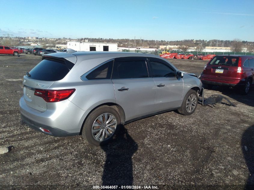 5FRYD4H45EB008446 2014 Acura Mdx Technology Package