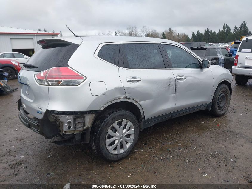 2014 Nissan Rogue S/Sl/Sv VIN: 5N1AT2MV9EC776593 Lot: 38464621