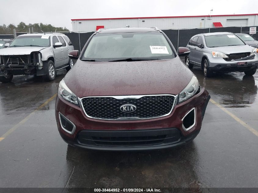 2016 Kia Sorento 2.4L Lx VIN: 5XYPG4A39GG178682 Lot: 38464952