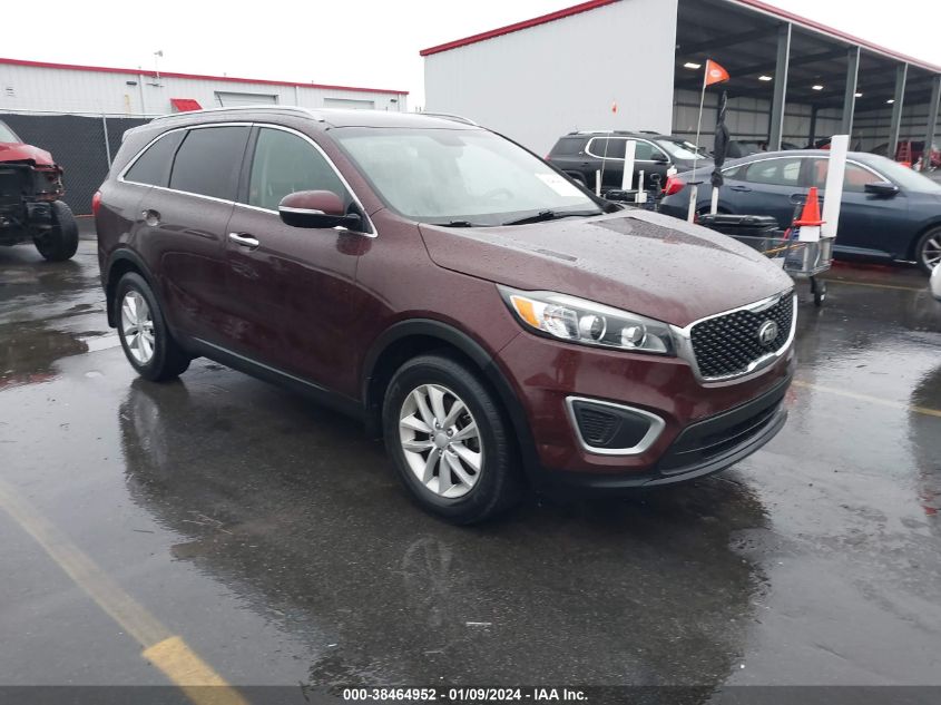 2016 Kia Sorento 2.4L Lx VIN: 5XYPG4A39GG178682 Lot: 38464952