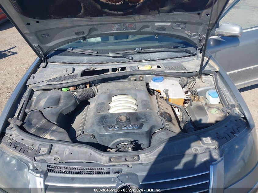 2003 Volkswagen Passat Glx VIN: WVWYH63B93E360029 Lot: 38465126