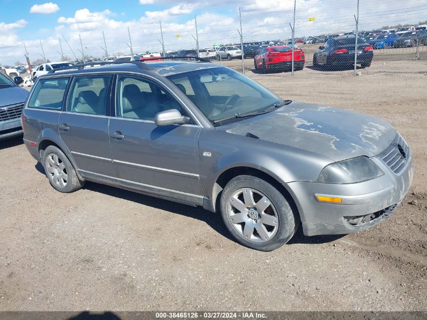 2003 Volkswagen Passat Glx VIN: WVWYH63B93E360029 Lot: 38465126