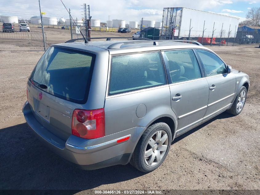 2003 Volkswagen Passat Glx VIN: WVWYH63B93E360029 Lot: 38465126