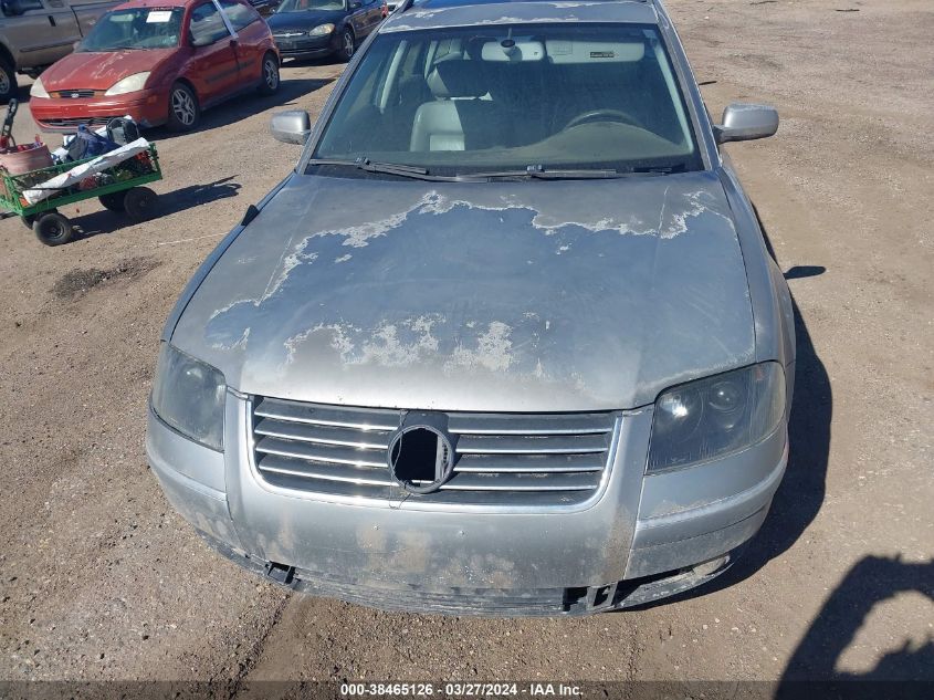 2003 Volkswagen Passat Glx VIN: WVWYH63B93E360029 Lot: 38465126