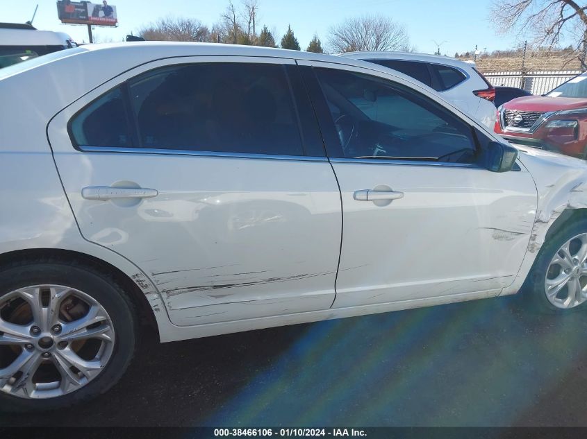 2012 Ford Fusion Se VIN: 3FAHP0HA0CR124968 Lot: 38466106