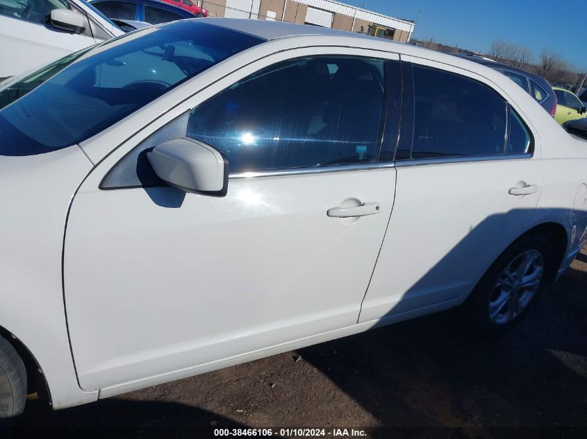 2012 Ford Fusion Se VIN: 3FAHP0HA0CR124968 Lot: 38466106