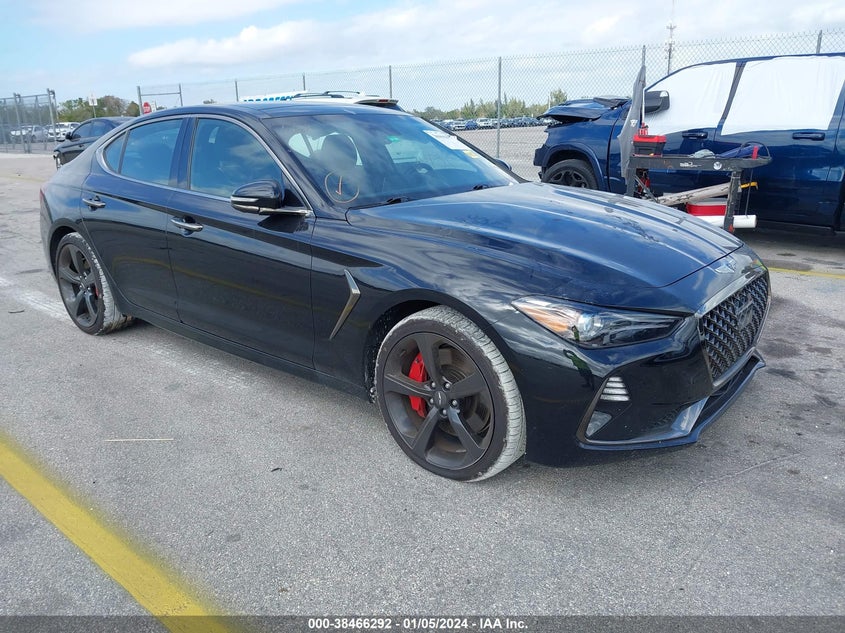 2021 Genesis G70 3.3T Awd VIN: KMTG34LE6MU070865 Lot: 38466292