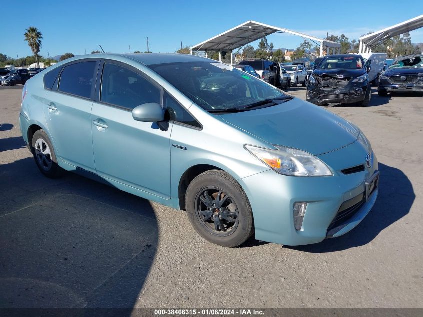 2013 Toyota Prius Three VIN: JTDKN3DU5D1706065 Lot: 38466315