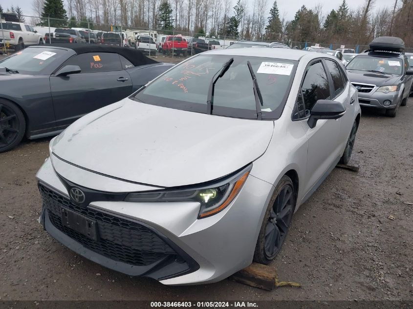 2022 Toyota Corolla Se Nightshade Edition VIN: JTND4MBE8N3162790 Lot: 38466403