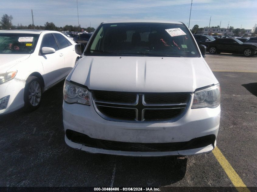 2018 Dodge Grand Caravan Se VIN: 2C4RDGBG0JR138238 Lot: 38466406