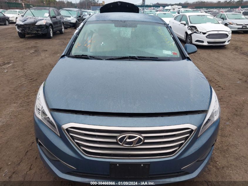 2016 Hyundai Sonata Se VIN: 5NPE24AFXGH310289 Lot: 38466966