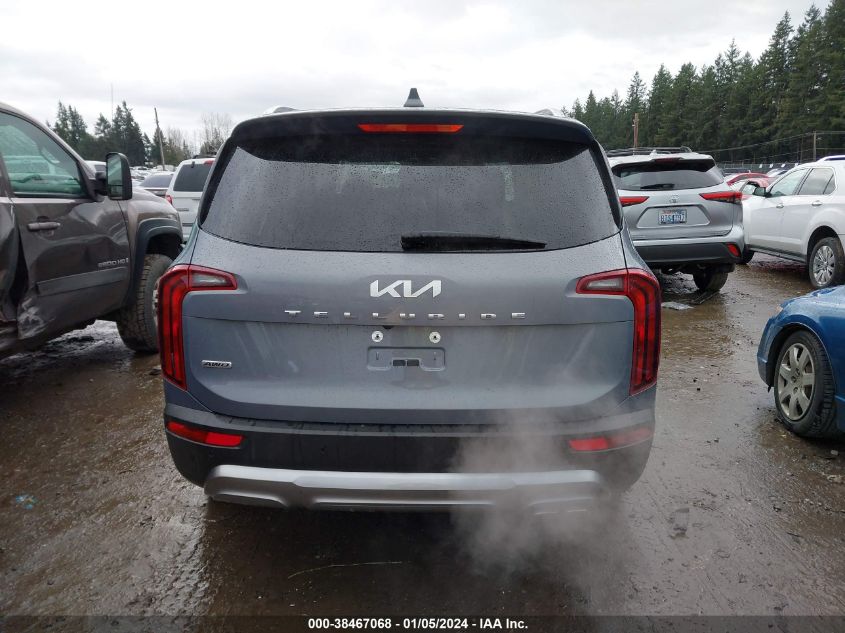 2022 Kia Telluride S VIN: 5XYP6DHC9NG262071 Lot: 38467068