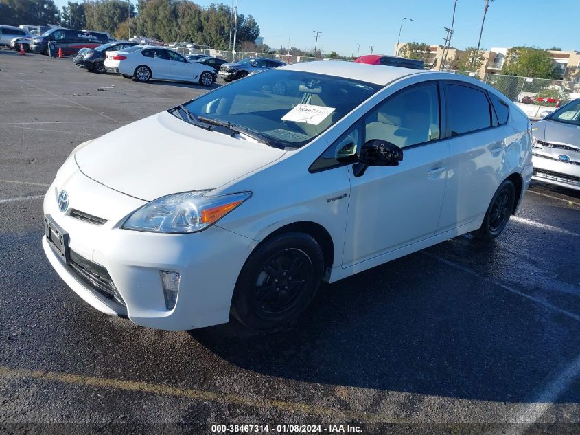 JTDKN3DU2F0457054 2015 Toyota Prius Two