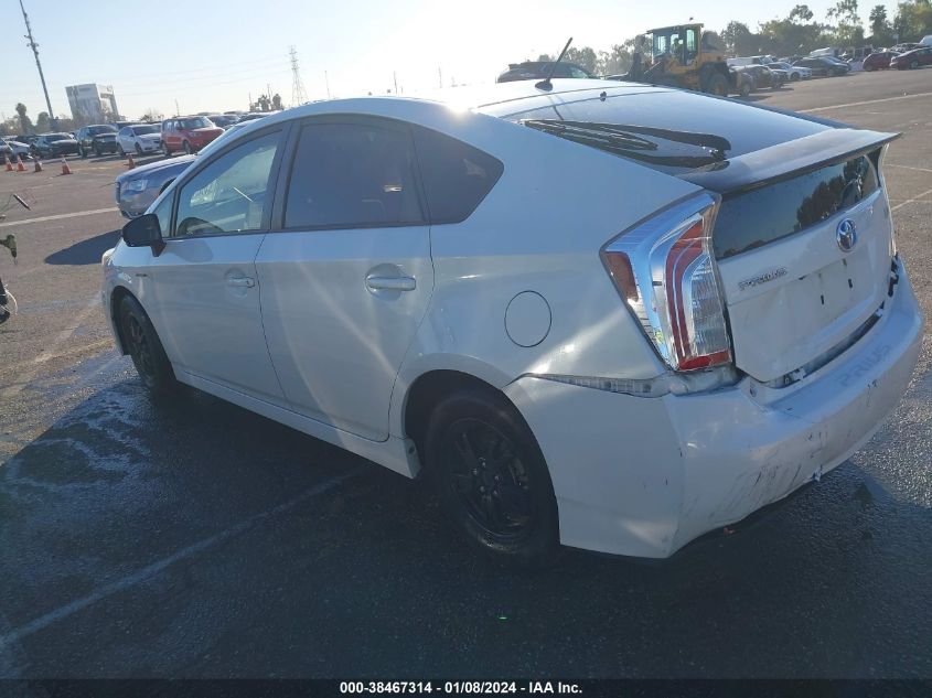 2015 Toyota Prius Two VIN: JTDKN3DU2F0457054 Lot: 38467314