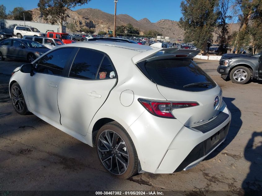 2019 Toyota Corolla Xse VIN: JTNK4RBE8K3004160 Lot: 38467382