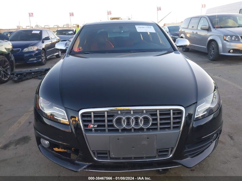 WAUBGAFL5CA072707 2012 Audi S4 3.0 Premium Plus