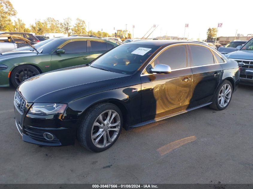 WAUBGAFL5CA072707 2012 Audi S4 3.0 Premium Plus