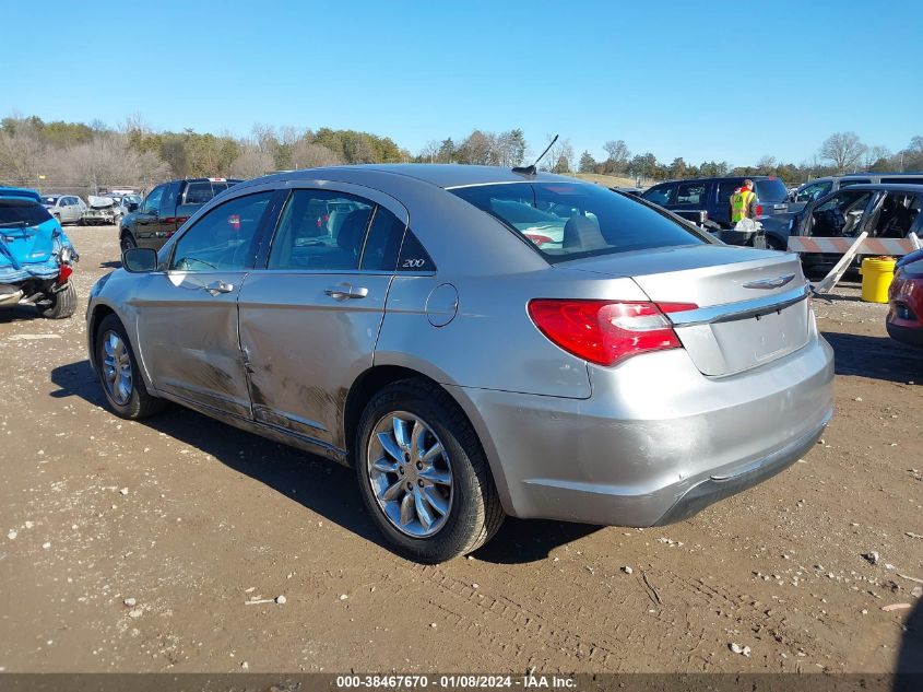 2013 Chrysler 200 Touring VIN: 1C3CCBBB9DN696031 Lot: 38467670