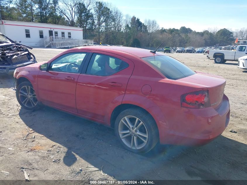 2013 Dodge Avenger Sxt VIN: 1C3CDZCG0DN586128 Lot: 38978095