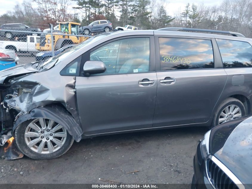 2017 Toyota Sienna Xle 7 Passenger VIN: 5TDDZ3DC4HS155995 Lot: 38468430