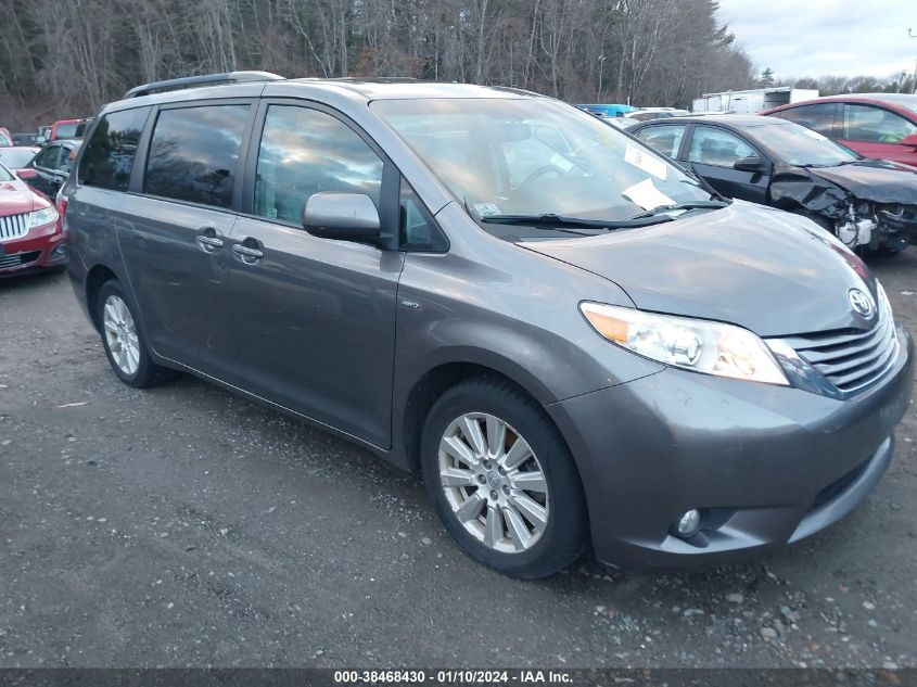 2017 Toyota Sienna Xle 7 Passenger VIN: 5TDDZ3DC4HS155995 Lot: 38468430