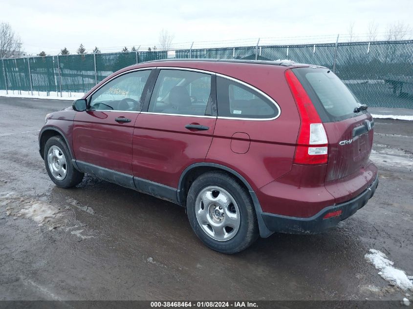 2009 Honda Cr-V Lx VIN: 5J6RE483X9L035486 Lot: 38468464