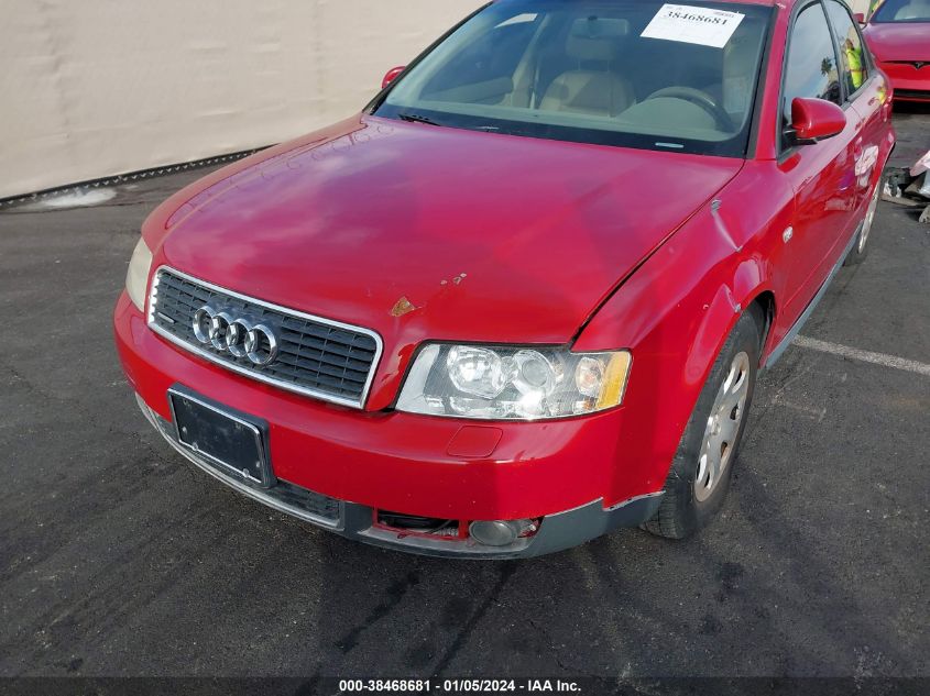 WAULC68E73A108425 2003 Audi A4 1.8T