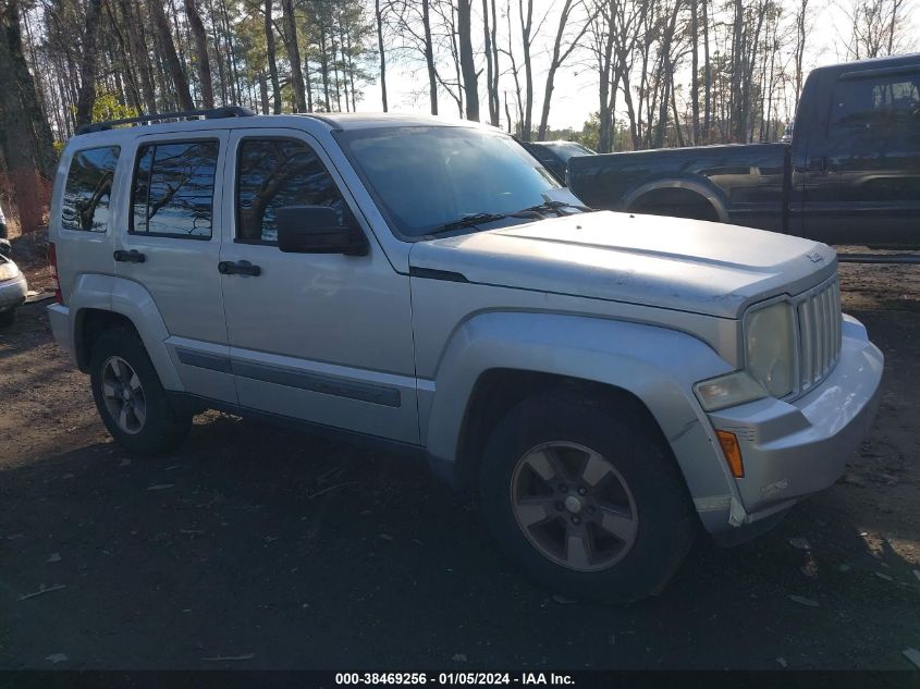 2008 Jeep Liberty Sport VIN: 1J8GN28K38W102945 Lot: 38469256