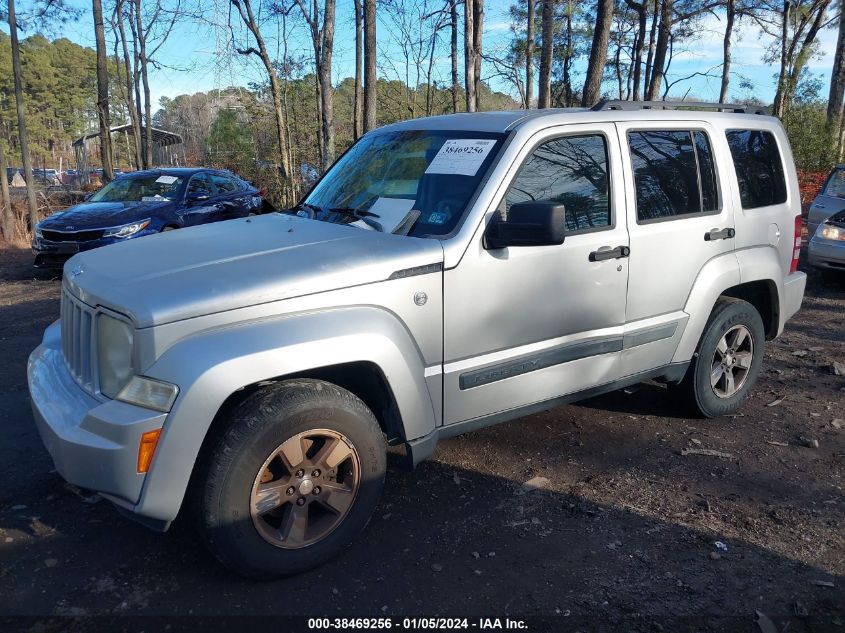 2008 Jeep Liberty Sport VIN: 1J8GN28K38W102945 Lot: 38469256