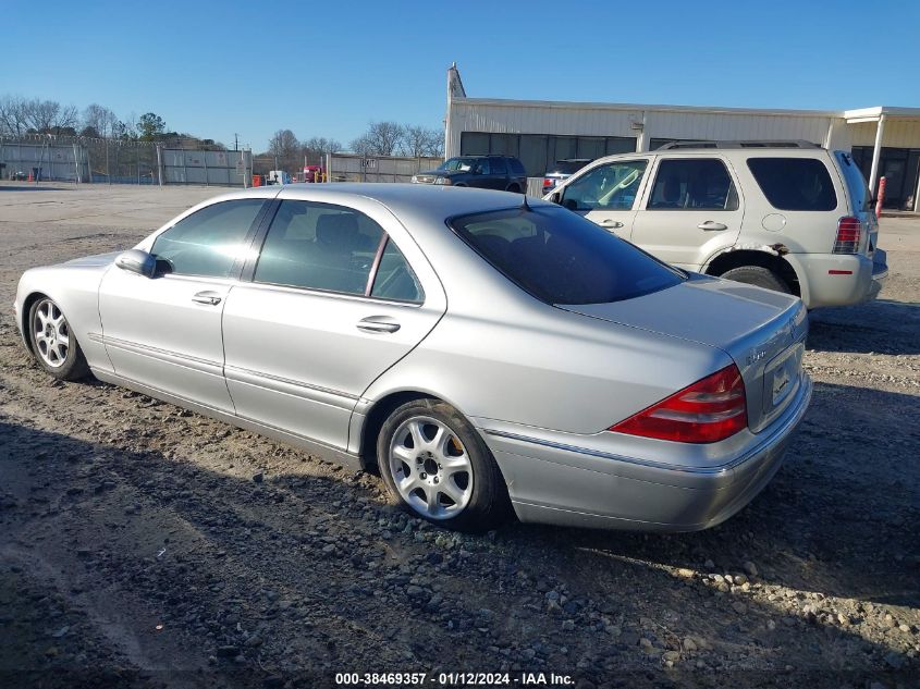 WDBNG75J21A208094 2001 Mercedes-Benz S-Class Base (A5)