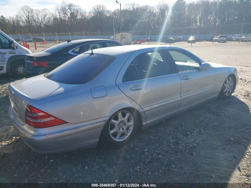 WDBNG75J21A208094 2001 Mercedes-Benz S-Class Base (A5)