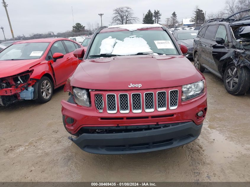 2017 Jeep Compass High Altitude Fwd VIN: 1C4NJCEA2HD117816 Lot: 38469435