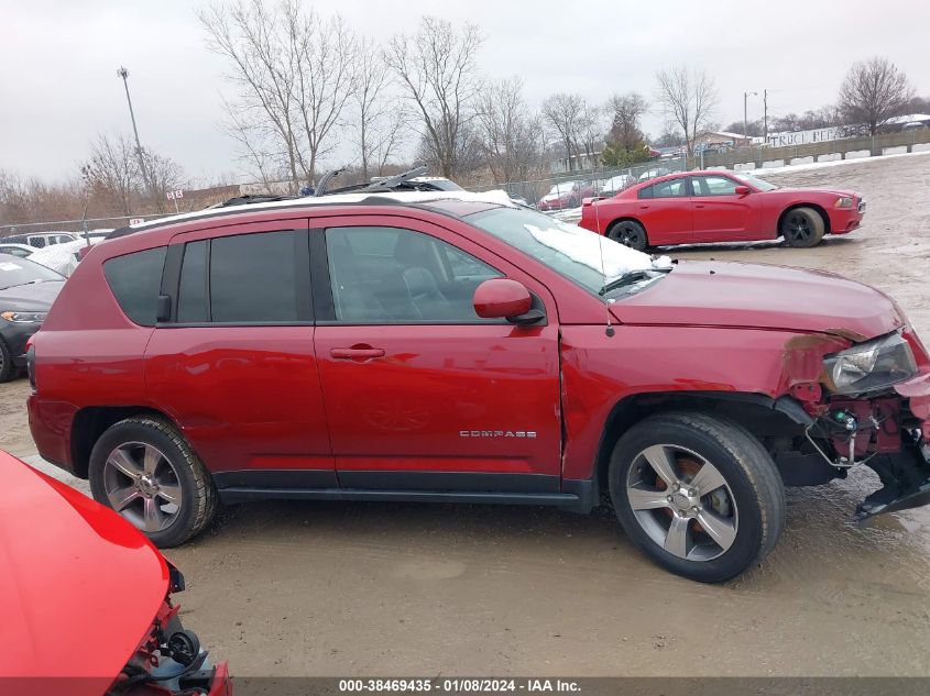 2017 Jeep Compass High Altitude Fwd VIN: 1C4NJCEA2HD117816 Lot: 38469435