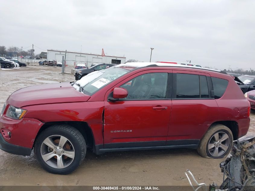 2017 Jeep Compass High Altitude Fwd VIN: 1C4NJCEA2HD117816 Lot: 38469435