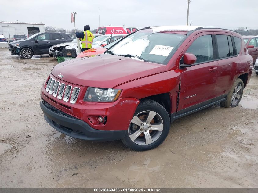 2017 Jeep Compass High Altitude Fwd VIN: 1C4NJCEA2HD117816 Lot: 38469435