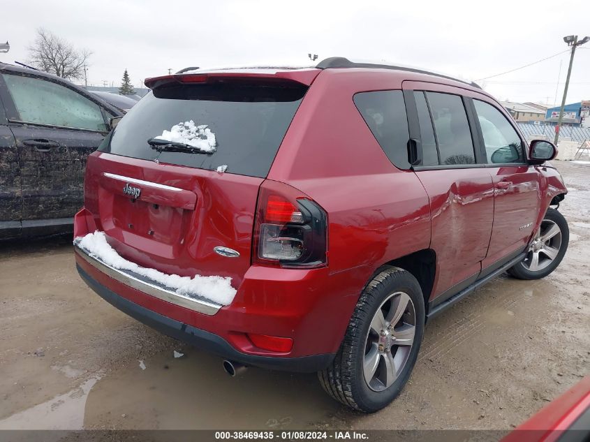 2017 Jeep Compass High Altitude Fwd VIN: 1C4NJCEA2HD117816 Lot: 38469435