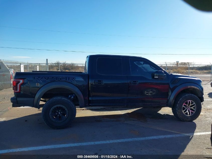 2017 Ford F-150 Raptor VIN: 1FTFW1RG1HFC02093 Lot: 38469508