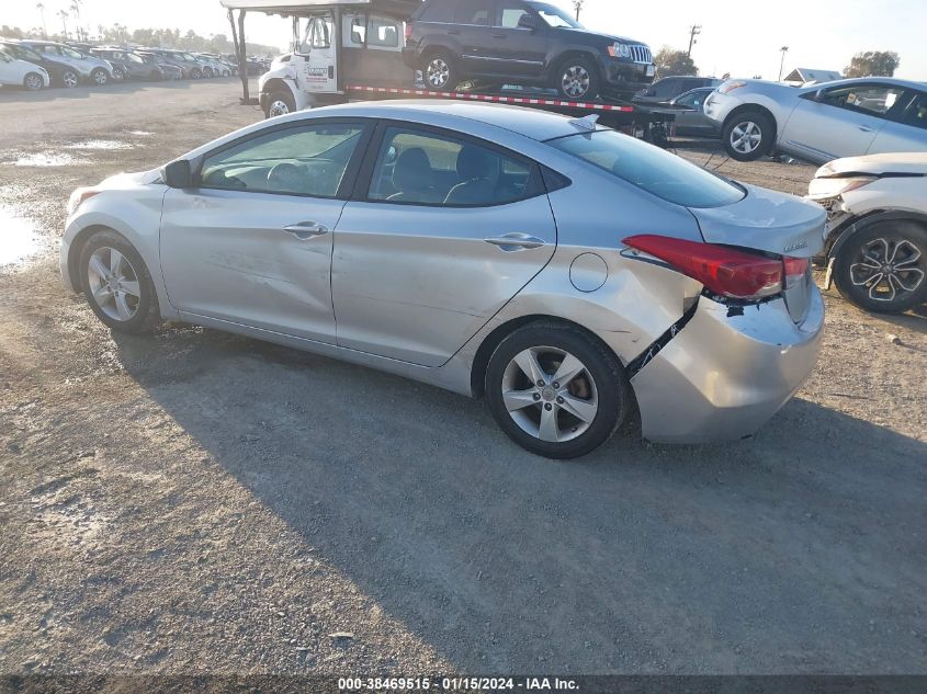 2013 Hyundai Elantra Gls VIN: 5NPDH4AE4DH332740 Lot: 38469515