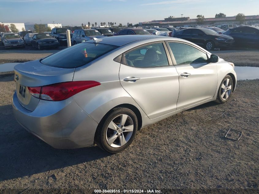 2013 Hyundai Elantra Gls VIN: 5NPDH4AE4DH332740 Lot: 38469515