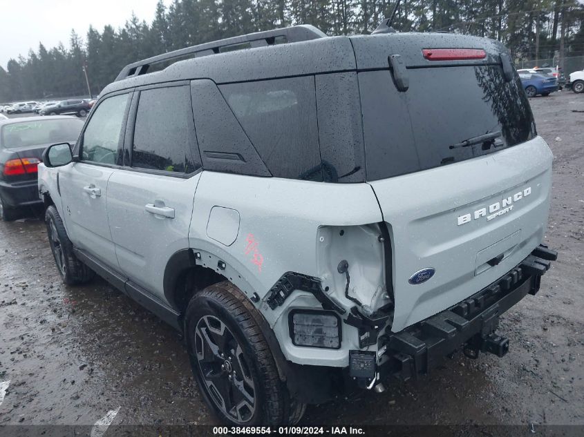 2022 Ford Bronco Sport Outer Banks VIN: 3FMCR9C63NRD33268 Lot: 38469554