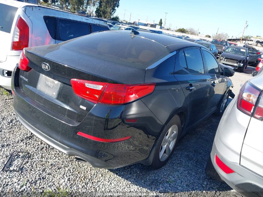 2015 Kia Optima Lx VIN: 5XXGM4A75FG500992 Lot: 38469594