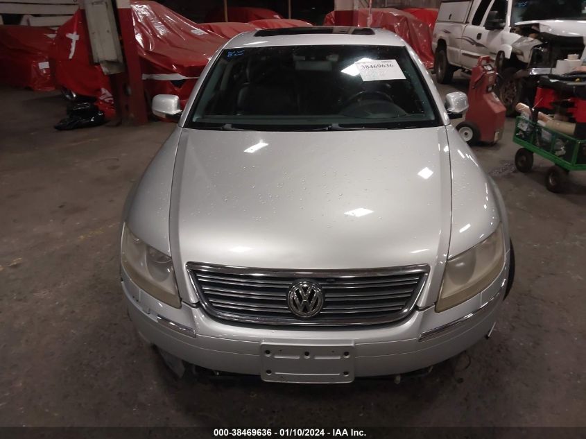 2004 Volkswagen Phaeton V8 VIN: WVWAF63D848011162 Lot: 38469636