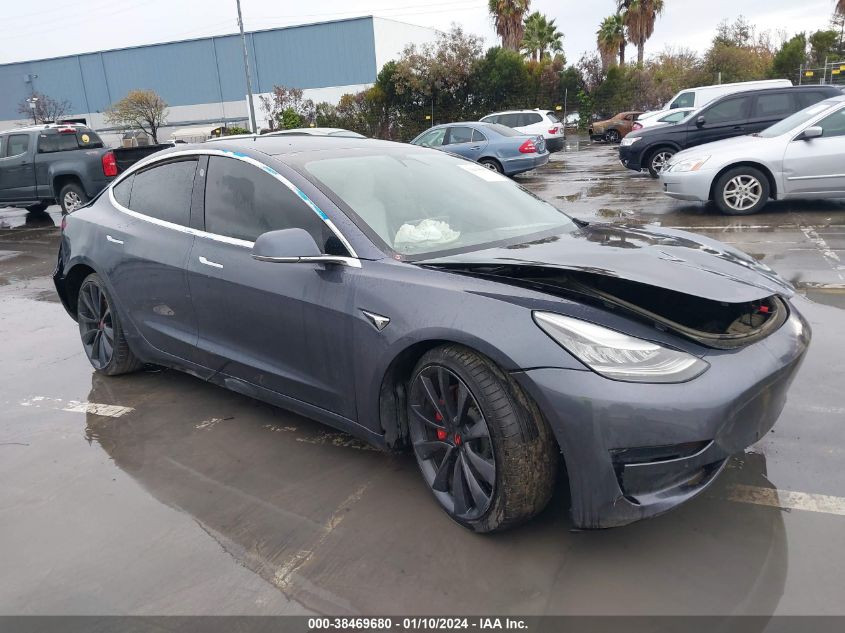 2020 Tesla Model 3 Performance Dual Motor All-Wheel Drive VIN: 5YJ3E1ECXLF647146 Lot: 38469680