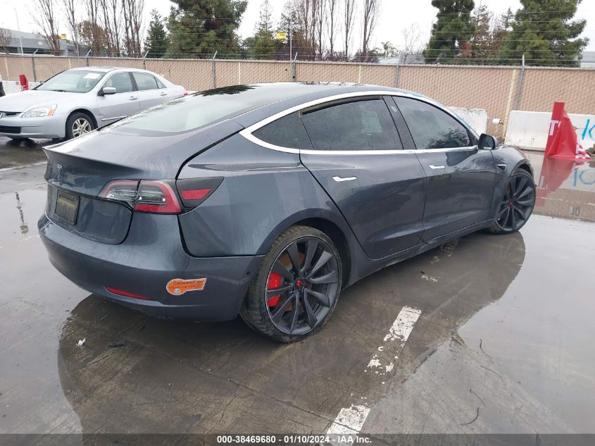 2020 Tesla Model 3 Performance Dual Motor All-Wheel Drive VIN: 5YJ3E1ECXLF647146 Lot: 38469680