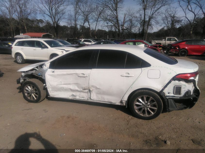 2021 Toyota Corolla Le VIN: JTDVPMAEXMJ144383 Lot: 38469709