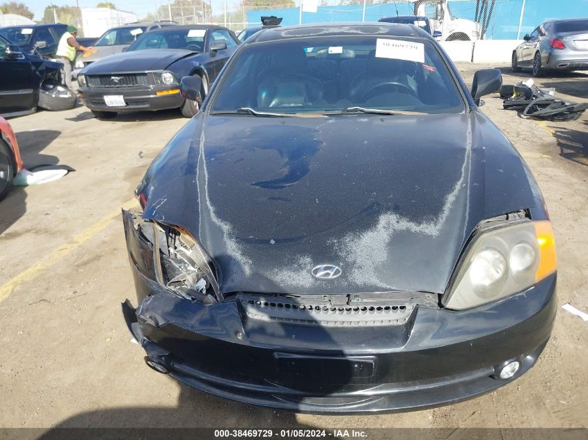 2004 Hyundai Tiburon Gt Sp Ed/Gt V6/Gt V6 Special Edition VIN: KMHHN65F94U137212 Lot: 38469729