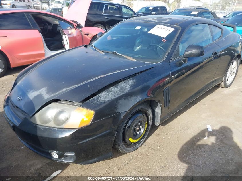 2004 Hyundai Tiburon Gt Sp Ed/Gt V6/Gt V6 Special Edition VIN: KMHHN65F94U137212 Lot: 38469729